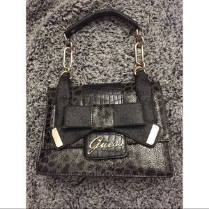 Guess black purse